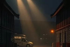 夜航灯塔悬疑剧集横版封面海报